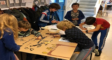 Groep 7B gaat terug naar het Oude Egypte tijdens de Kinderboekenweek